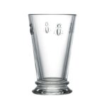 Vaso Largos Abejas - Pack de 6 - Transparente - Cristal Francés