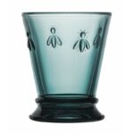 Vaso Abejas - Pack de 6 - Azul - Cristal Francés