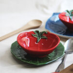 Cuenco y platito - Colección tomate
