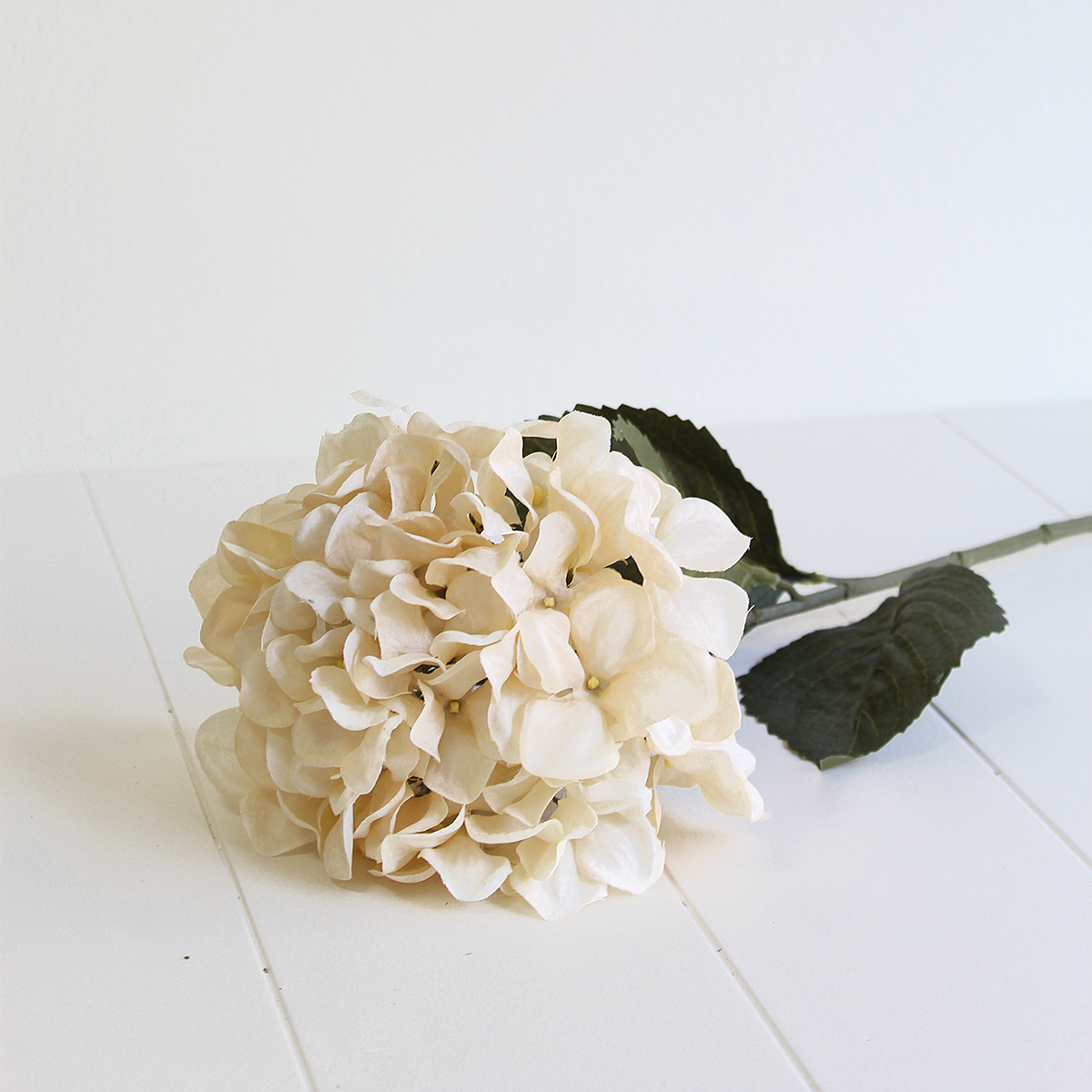 Flor artificial hortensia blanca - Pradoplant