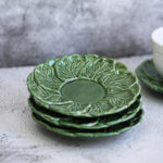 Platito hojas para tazas o cuencos