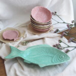 Bandeja alargada - Pez - Mint