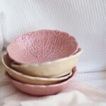 Cuenco hoja - Rosa - Colección repollo