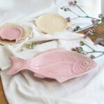 Bandeja alargada - Pez - Rosa