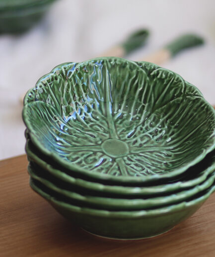 Cuenco hoja - Verde - Colección repollo