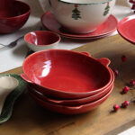 Fuente para horno redonda con asas - Gres