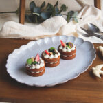 Bandeja borde galleta - Gris - Gres