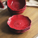 Platito - Colección Flor - Rojo
