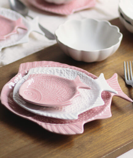 Platito pan - Pez - Rosa