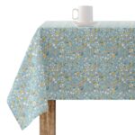 Mantel antimanchas - Florecillas - Azul