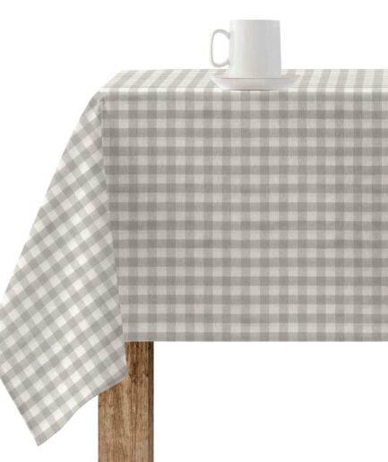 Mantel antimanchas - Cuadros vichy - Gris
