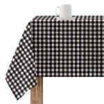 Mantel antimanchas - Cuadros vichy - Negro