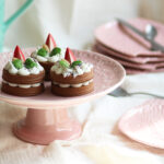 Soporte para tartas - Colección azulejos - Rosa