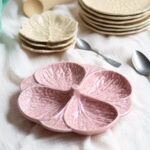 Bandeja hoja aperitivos- Colección Repollo - Rosa