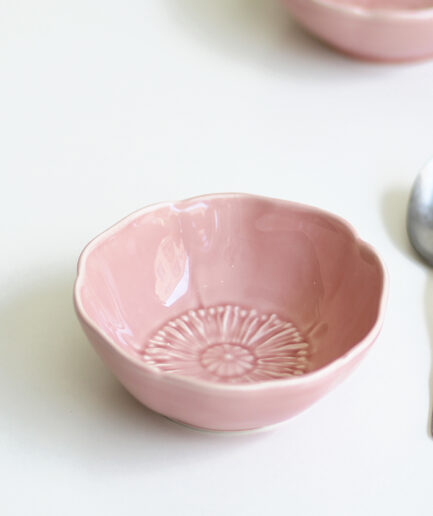 Cuenco Flor - Rosa