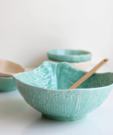 Ensaladera grande - Colección repollo - Mint