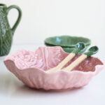 Ensaladera hoja - Colección repollo - Rosa