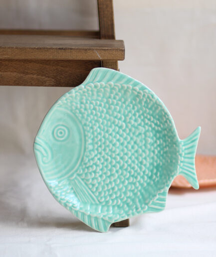 Plato postre - Pez - Mint