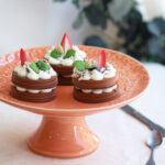 Soporte para tartas - Colección azulejos - Coral