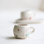 Bica para café - Blanco - Colección pinceladas