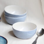 Cuenco Gres - Azul y blanco