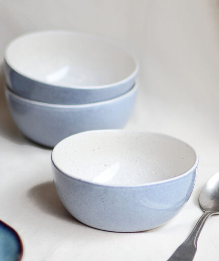 Cuenco Gres - Azul y blanco