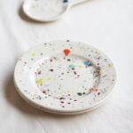 Plato - Blanco - Classic - Colección pinceladas