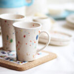 Taza - Blanco - Classic - Colección pinceladas