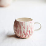 Taza - Pinceladas rosa