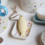 Bandejita rectangular o jabonera- Blanco - Colección pinceladas