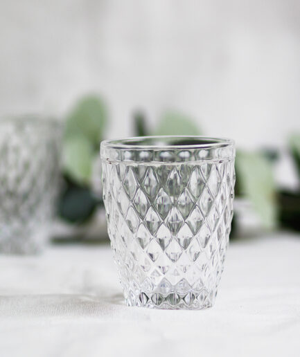 Vasos Rombos - Transparente - Pack de 6