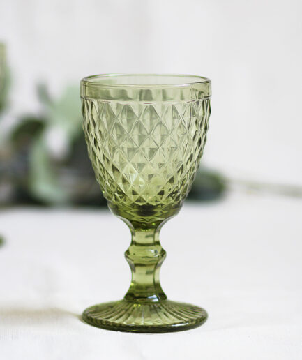 Copas Rombos - Verde oliva - Pack de 6