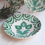 Plato grande "De la sierra" - Verde