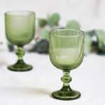 Copas Stripes - Verde - Pack de 6