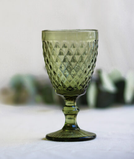 Copas Rombos - Verde oliva - Pack de 6