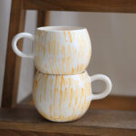 Taza - Trazos - Ocre