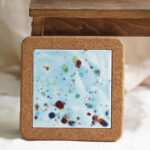 Salvamantel con azulejo portugués - Colección Pinceladas - Azul