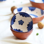 Cuenco mediano "Flor" - Azul