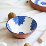 Ensaladera mediana "Flor" - Azul