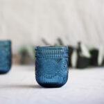 Vasos Flor de girassol - Azul - Pack de 6