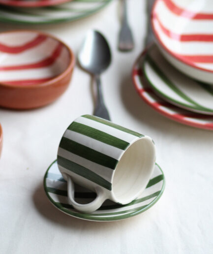 Platito - Colección "Entre Rayas" - Verde