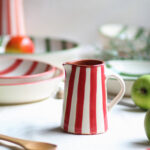 Jarra pequeña - Colección "Entre Rayas" - Rojo