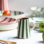 Jarra pequeña - Colección "Entre Rayas" - Verde