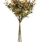 Atado de Eucalipto Artificial Hoja Redonda - Tonos naturales cálidos