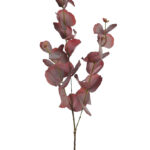 Rama de eucalipto artificial - Burdeos empolvado