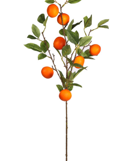 Vara de naranjo artificial con frutos